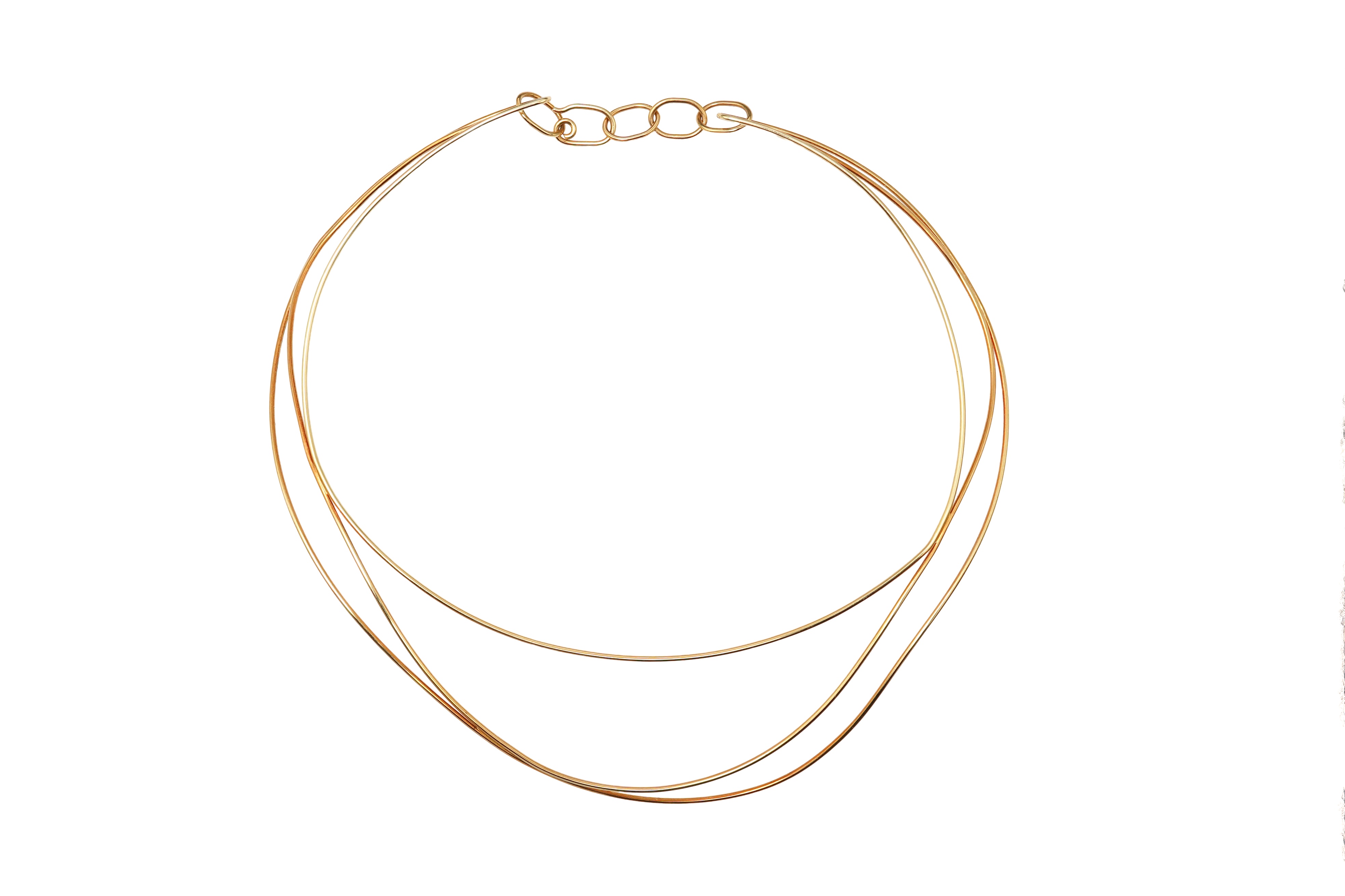 Elsa Peretti for Tiffany & Co., a gold 'Wave' necklace